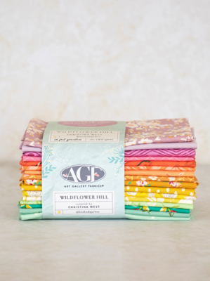 AGF Sewcialites | Wildflower Hill von Christina West (Kindred Quilt Co) | 16 Fat Quarter