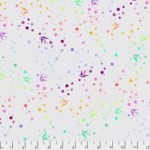 Tula's True Colors Fairy Dust von Tula Pink in grau | Whisper