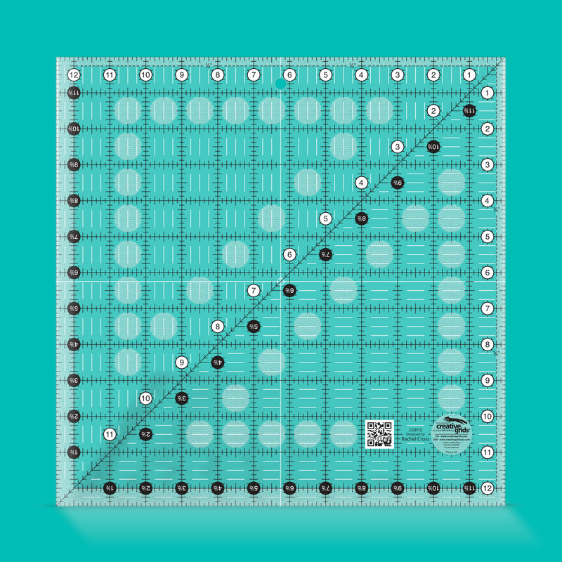 Creative Grids Quilt Lineal 12 ½ Creative Grids Quilt Lineal 12 ½" x 12 ½" | Non slip