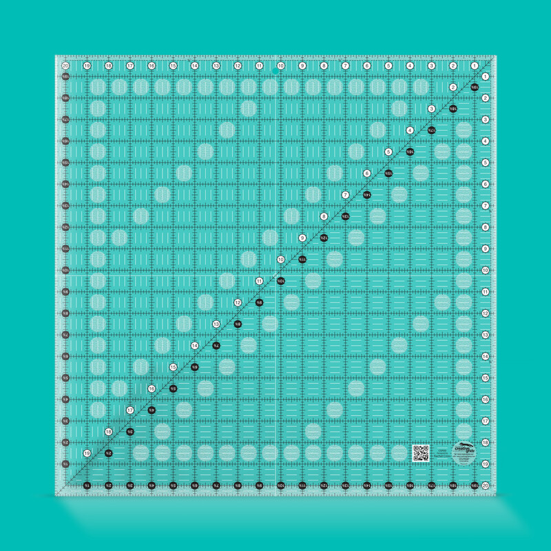 Creative Grids Quilt Lineal 20 ½ Creative Grids Quilt Lineal 20 ½" x 20 ½" Quadrat | Non slip