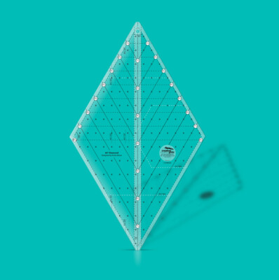 Creative Grids 60° Diamond Ruler Lineal | Non slip