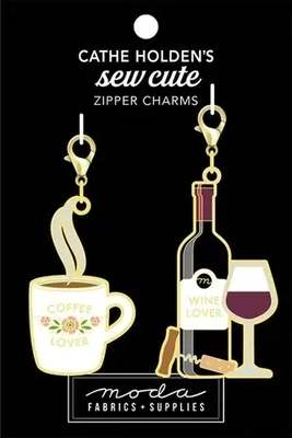 Sew Cute Zipper Anhänger von Cathe Holden | Kaffee + Wein