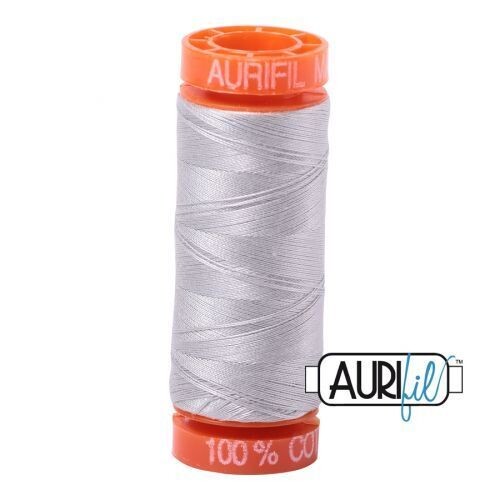 Aurifil Garn 50wt | No. 2615 - Aluminium ​|  200m