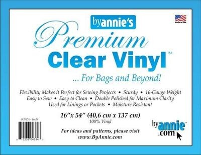 Premium Clear Vinyl by Annie's