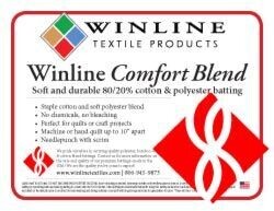 Winline Comfort Blend Volumenvlies | 80/20% Baumwolle/Polyester