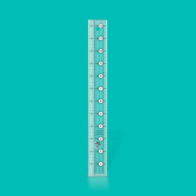 Creative Grids Lineal 1 ½" x 12 ½" | Quilt Ruler 1-1/2in x 12-1/2in | Non slip