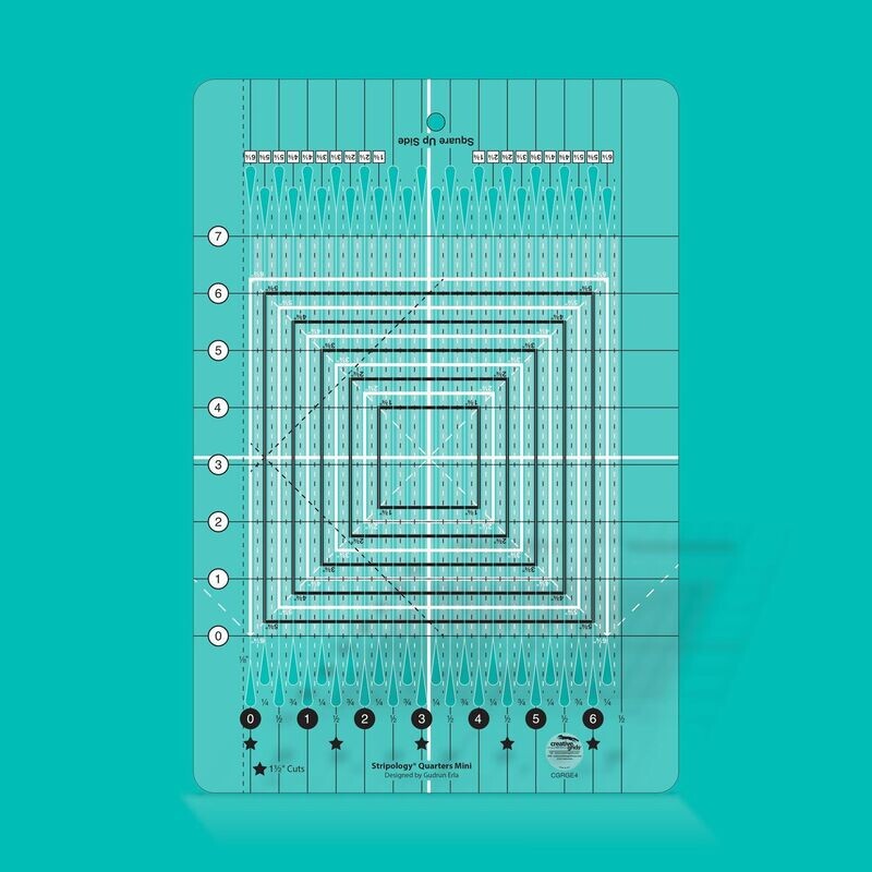 Creative Grids Stripology Quarters Mini | Non slip Creative Grids Stripology Quarters Mini | Non slip