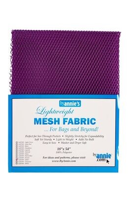 by Annie's Lightweight Mesh Fabric | Netzstoff - Violet