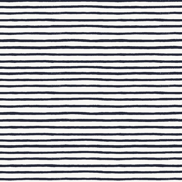 Rifle Paper Holiday Classics | Festive Stripe | Navy | Cotton+Steel