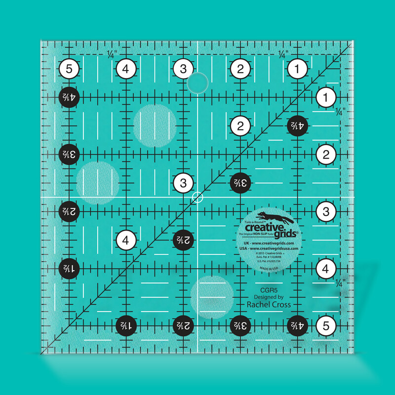 Creative Grids 5½ Creative Grids 5½" x 5½" Quilt Lineal | Non slip