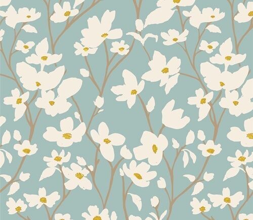 Fresh Linen | Art Gallery Fabrics | Dogwood Skylight in Flanell Fresh Linen | Art Gallery Fabrics | Dogwood Skylight in Flanell