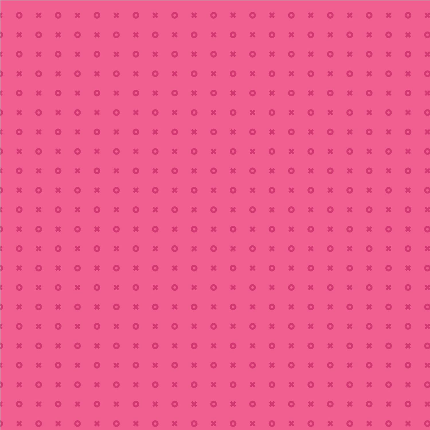 Kiss Hug von Poppie Cotton | Fuchsia Pink | Basics