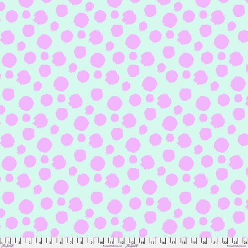 Tabby Road Déjà Vu - Minky  | Fur Ball Technomint |  Tula Pink