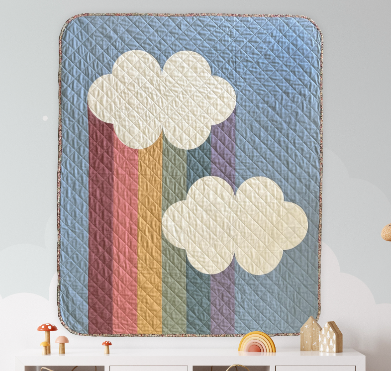 Quilt Kit | Look Up: Rainbow Quilt Kit | Indigo Hill Studio