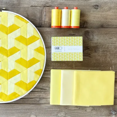 Aurifil Italian Color Builders | Sicily Yellow | 50wt Aurifil Italian Color Builders | Sicily Yellow | 50wt