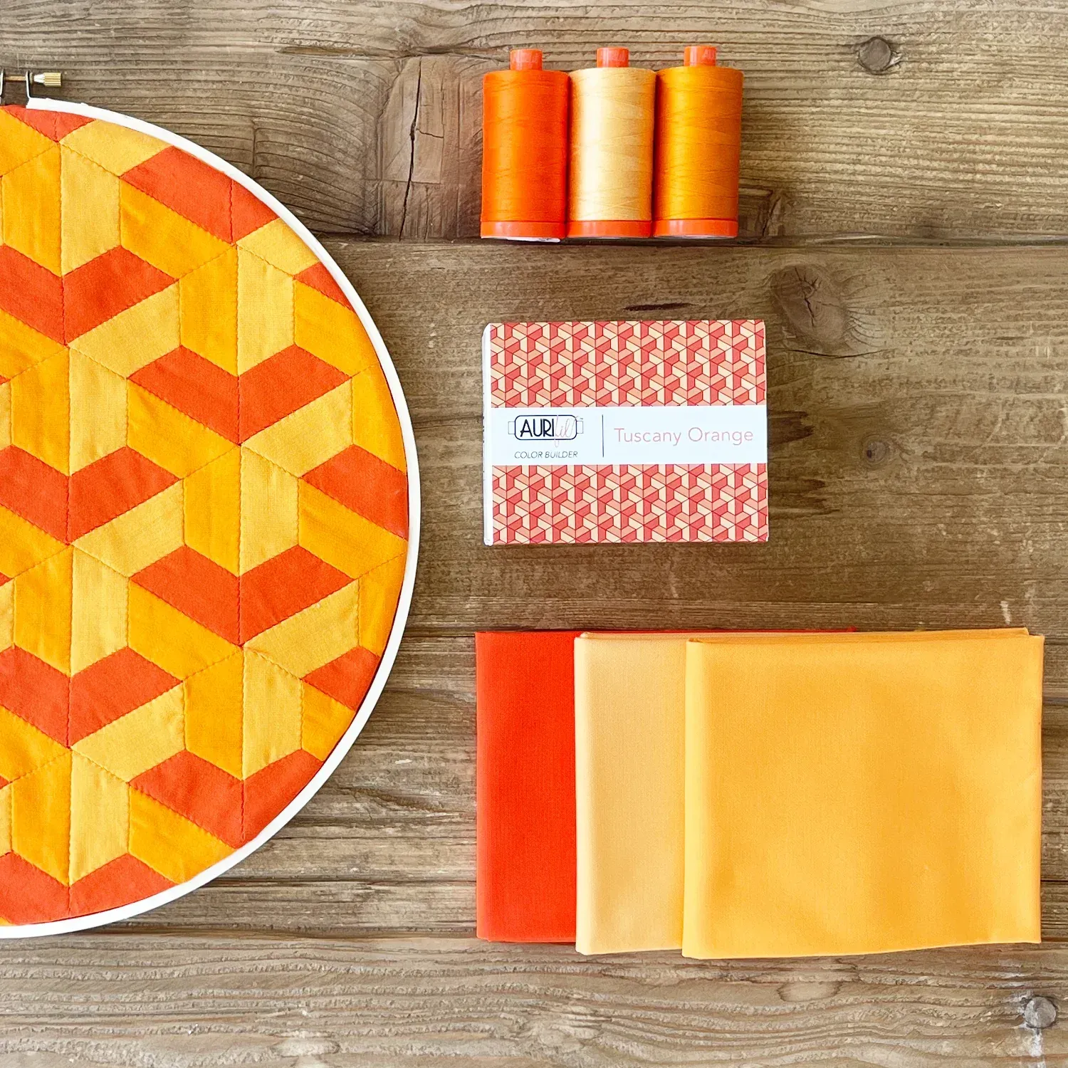 Aurifil Italian Color Builders | Tuscany Orange | 50wt