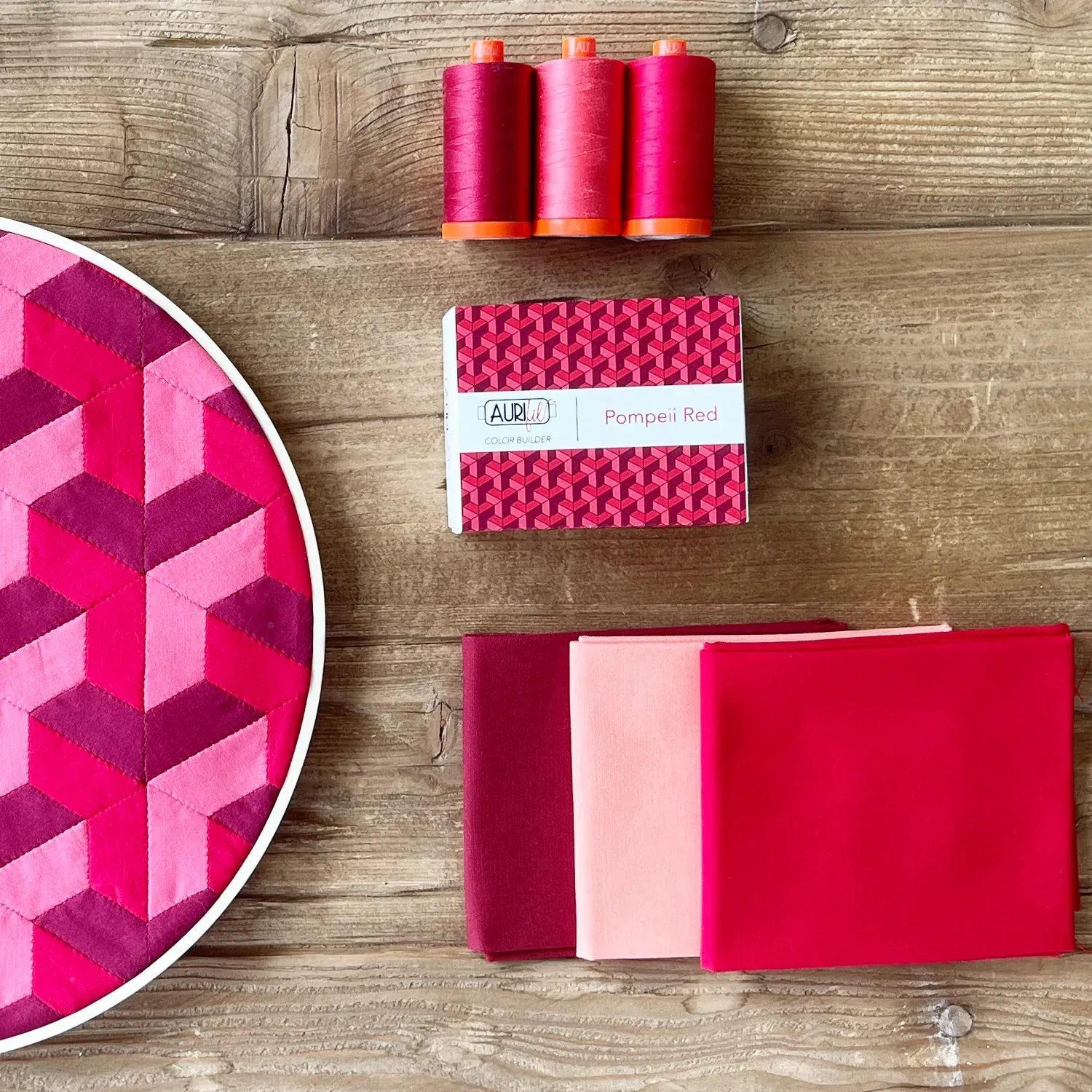 Aurifil Italian Color Builders | Pompeii Red | 50wt