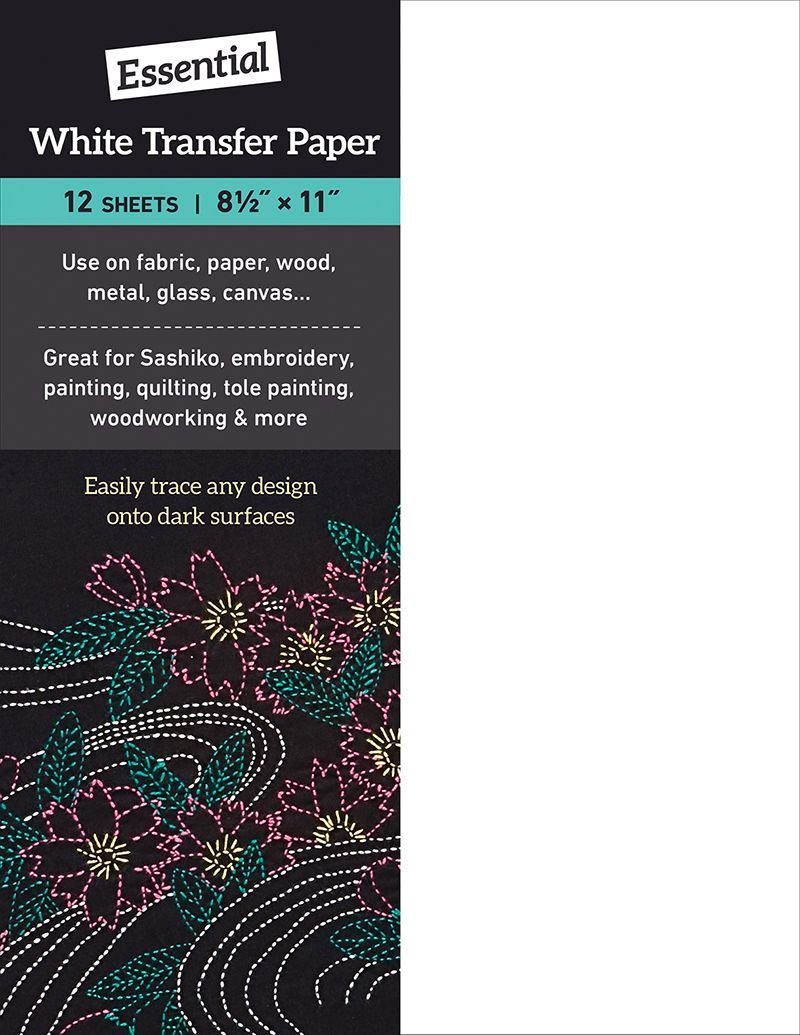 Essential White Transfer Paper  | 8 ½" x 11" | 12 Blätter