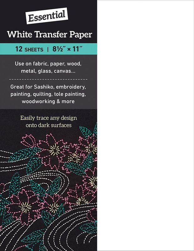 Essential White Transfer Paper | 8 ½ Essential White Transfer Paper | 8 ½" x 11" | 12 Blätter