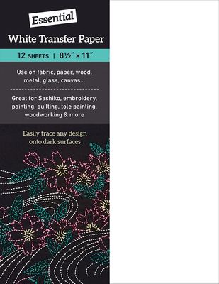 Essential White Transfer Paper  | 8 ½" x 11" | 12 Blätter