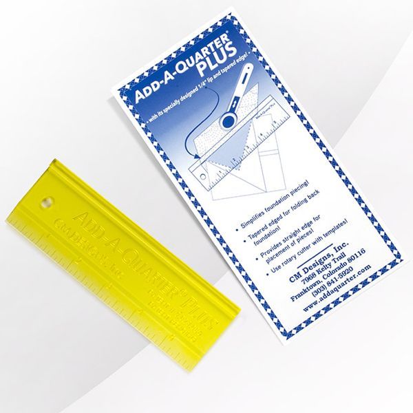 6 6" FPP Lineal | Add-A-Quarter-Plus | CM Designs | Gelb