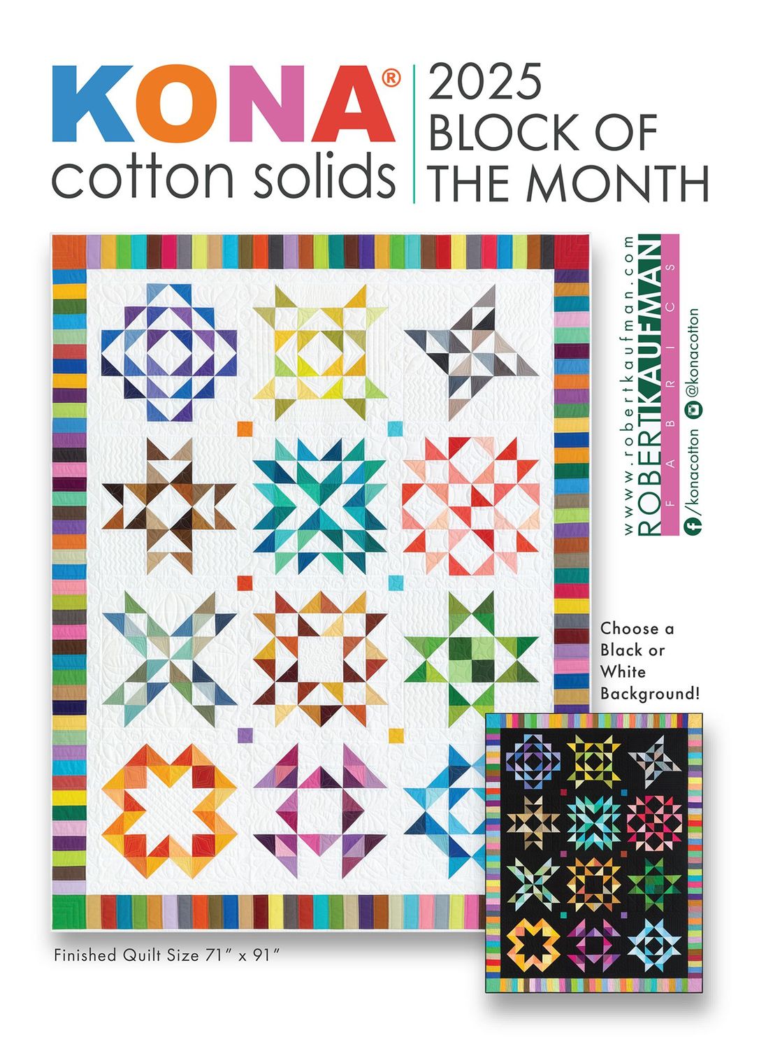 KONA Cotton Solid | BOM 2025 | Robert Kaufman