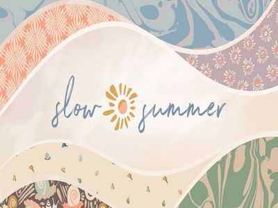 Slow Summer von Suzy Quilts für Art Gallery Fabrics | Halbmeter Bundle