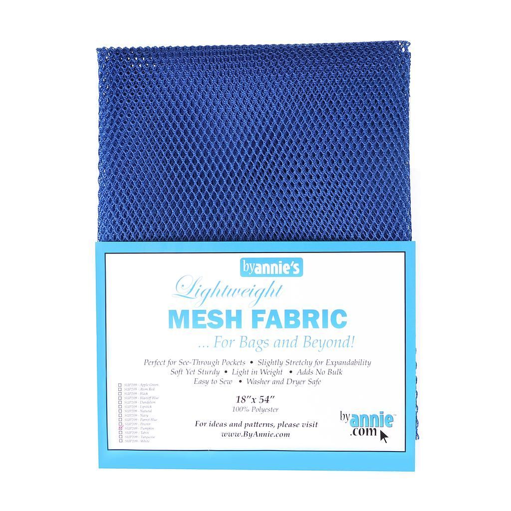 by Annie's Lightweight Mesh Fabric | Netzstoff - Blau