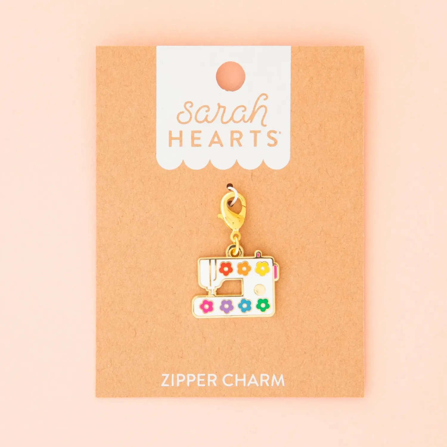 Sarah Hearts Reißverschlussanhänger Zipper Charm | Nähmaschine