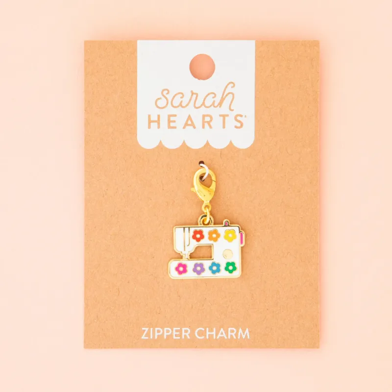 Sarah Hearts Reißverschlussanhänger Zipper Charm | Nähmaschine Sarah Hearts Reißverschlussanhänger Zipper Charm | Nähmaschine