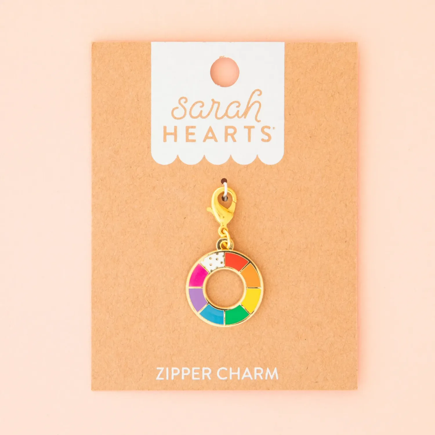 Sarah Hearts Reißverschlussanhänger Zipper Charm | Farbrad