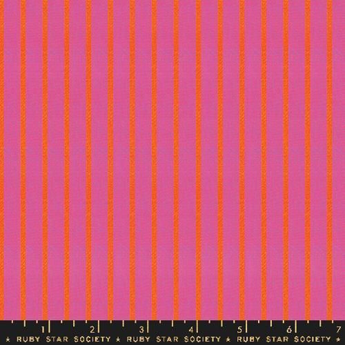 Ruby Star Society | Warp Weft Ooh Lucky Lucky | Apron Stripe Wovens Stripe Garment | Heliotrope Pink