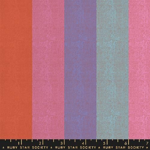 Ruby Star Society | Warp Weft Ooh Lucky Lucky | Poolside Stripe Wovens Stripe Garment |  Peony