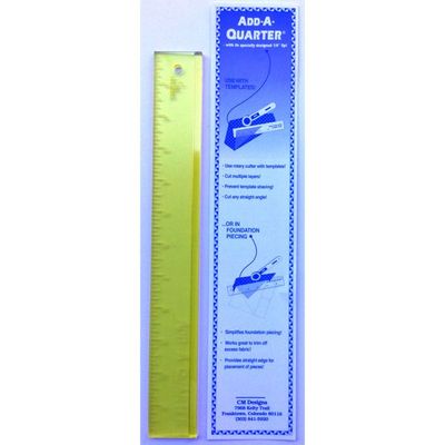 12 12" FPP Lineal | Add-A-Quarter | CM Designs | Gelb
