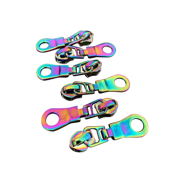 Reißverschlussschieber | verschiedene Oberflächen | Nr. 5 | 2er-Set Reißverschlussschieber | verschiedene Oberflächen | Nr. 5 | 2er-Set