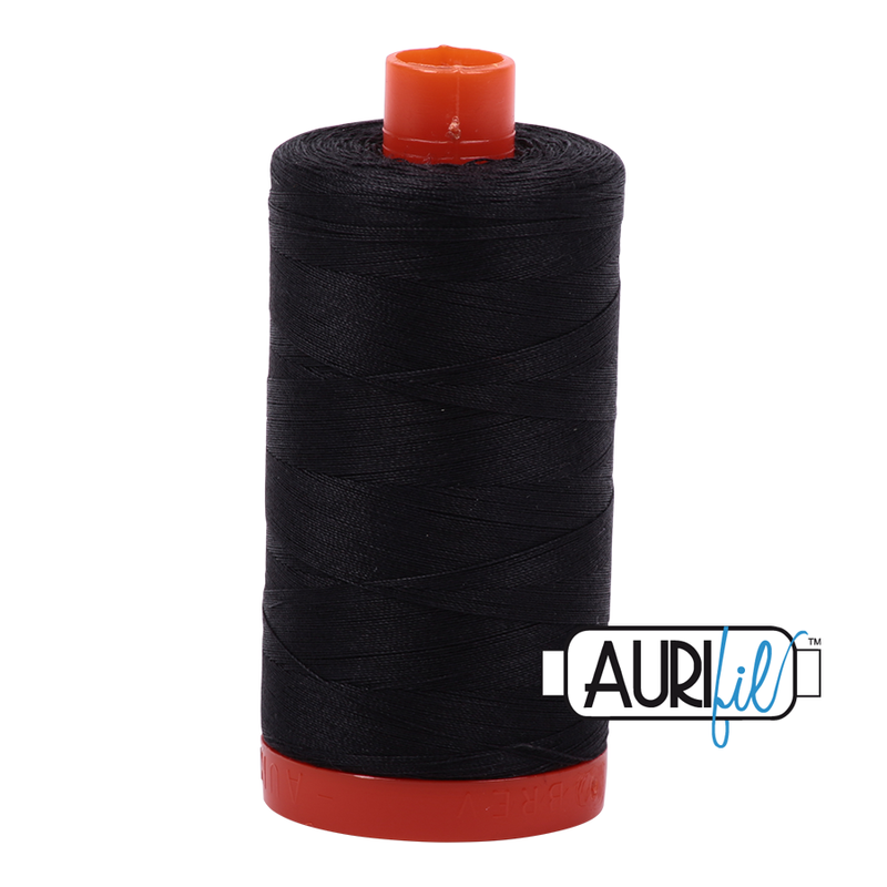 Aurifil Garn 50wt | Very Dark Grey No. 4241 | 1300 m Aurifil Garn 50wt | Very Dark Grey No. 4241 | 1300 m