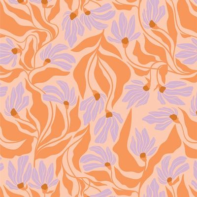 Tangerine von AGF Studio | Wind Dance Blaze | Art Gallery Fabrics Tangerine von AGF Studio | Wind Dance Blaze | Art Gallery Fabrics