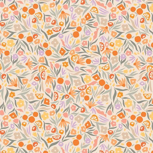 Tangerine von AGF Studio | Floral Zest | Art Gallery Fabrics Tangerine von AGF Studio | Floral Zest | Art Gallery Fabrics