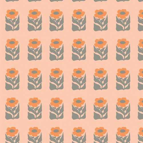 Tangerine von AGF Studio | Petalled Stamp | Art Gallery Fabrics Tangerine von AGF Studio | Petalled Stamp | Art Gallery Fabrics