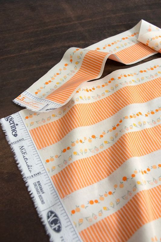 2.5 Edition Binding | Art Gallery Fabrics | Orchard Bound - Tangerine 2.5 Edition Binding | Art Gallery Fabrics | Orchard Bound - Tangerine