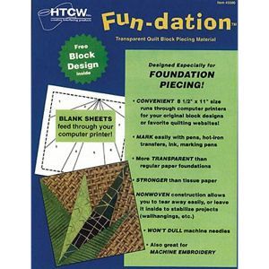 Fun-dation Transparentes FPP-Papier | 8 ½ Fun-dation Transparentes FPP-Papier | 8 ½" x 11" | 25 Blatt