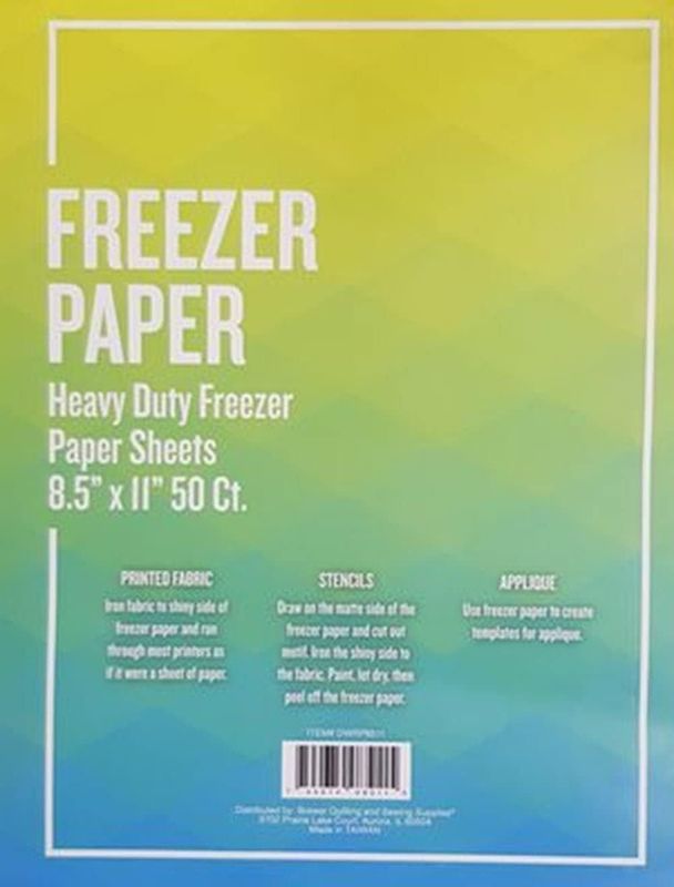Freezer Paper Sheets | 8 ½ Freezer Paper Sheets | 8 ½" x 11" | 50 Blatt