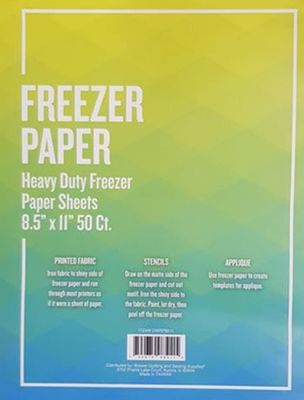 Freezer Paper Sheets | 8 ½ Freezer Paper Sheets | 8 ½" x 11" | 50 Blatt