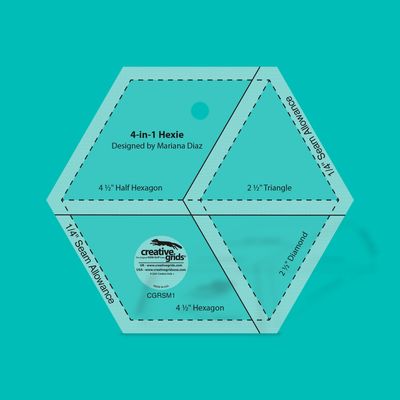 Creative Grids 4-in-1 Hexie by Marina Diaz | Non slip Creative Grids 4-in-1 Hexie by Marina Diaz | Non slip