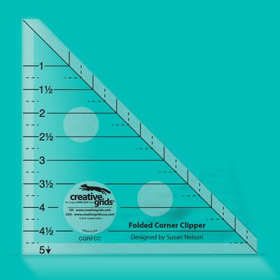 Creative Grids Folded Corner Clipper Tool | by Susan Nelson | Non slip | CGRFCC Creative Grids Folded Corner Clipper Tool | by Susan Nelson | Non slip | CGRFCC