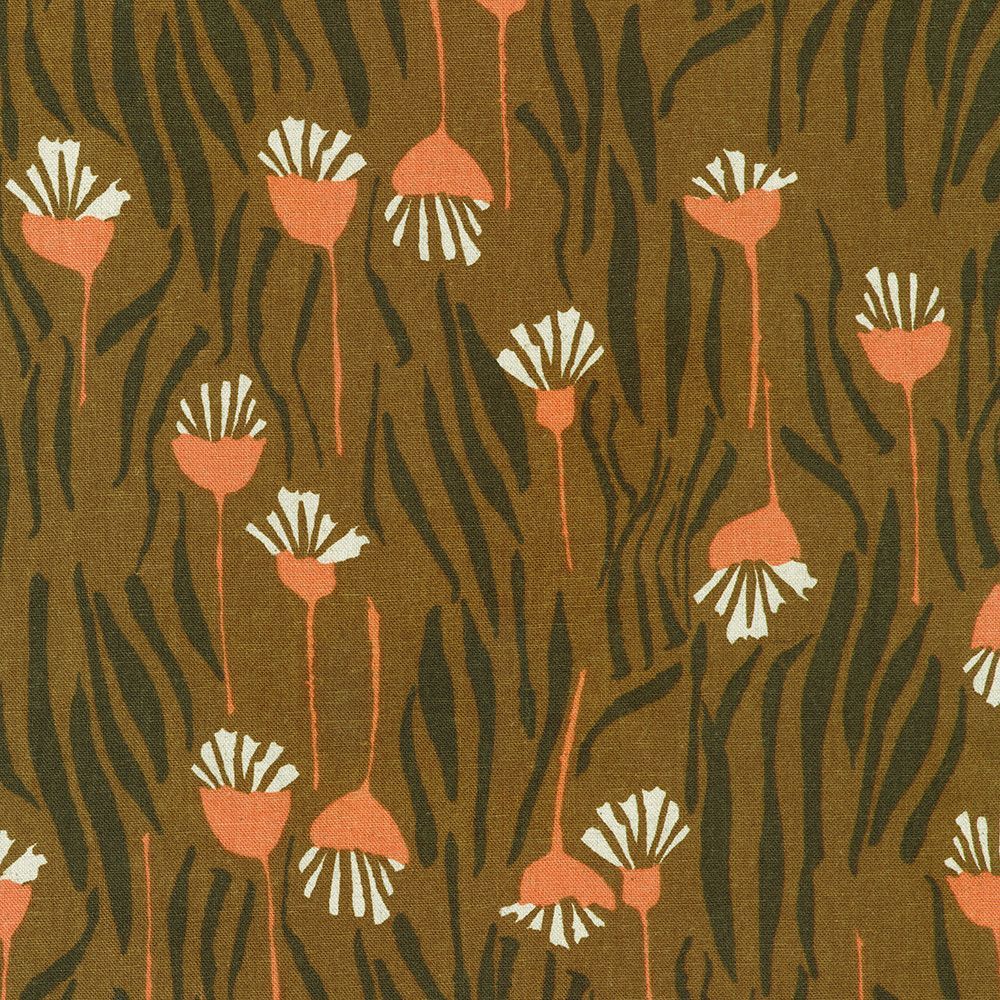 Orchard Run von Anna Graham für Robert Kaufmann Fabrics - Flowers Redwood  |  AFH-23149-222