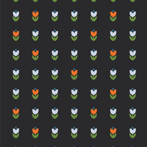 The Cur8tor Modernista | Rooted Tulips | Art Gallery Fabrics