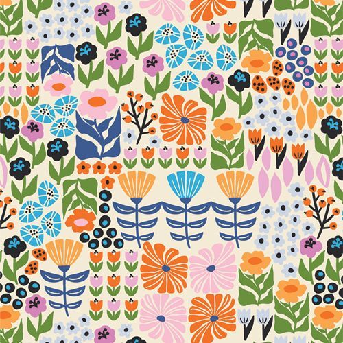 The Cur8tor Modernista | Petal Patchwork | Art Gallery Fabrics