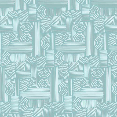 The Cur8tor Botanica | Moment of Zen Aqua | Art Gallery Fabrics