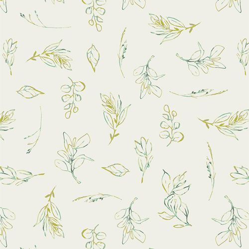 The Cur8tor Botanica | Sprinkled Sprigs | Art Gallery Fabrics